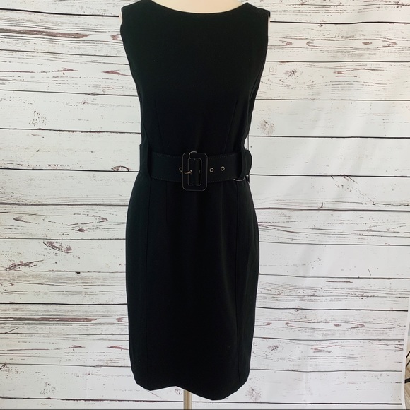 Calvin Klein Dresses & Skirts - Calvin Klein black dress with belt new!!